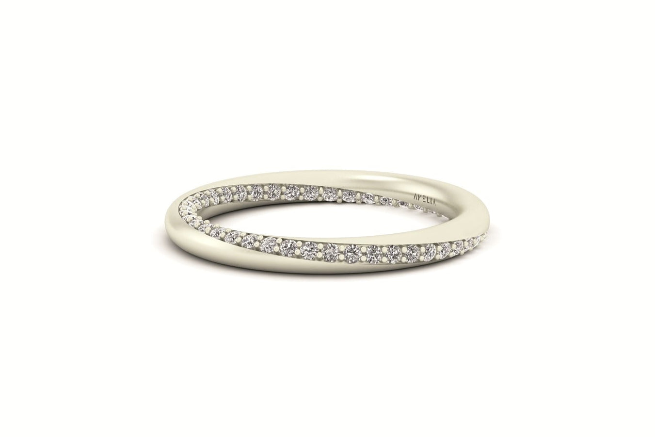 Twist Pavé Diamond Band