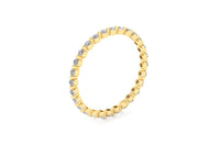 1.5mm shared prong wedding band