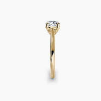 Classic Cushion Cathedral Engagement Ring