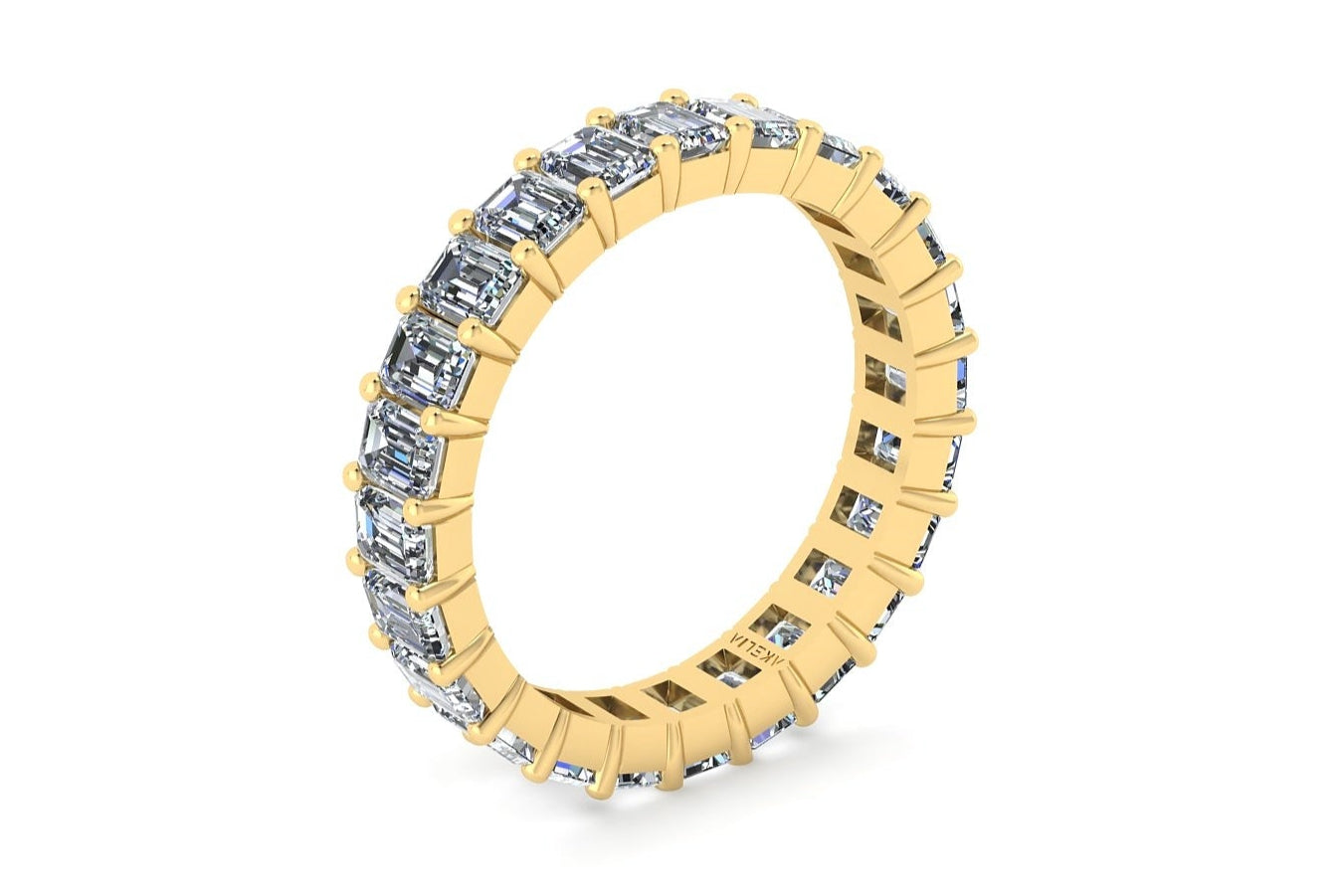 Emerald Gallery Shared Prong Band