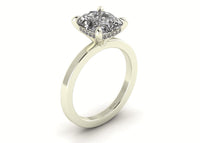Classic Cushion Gallery Engagement Ring