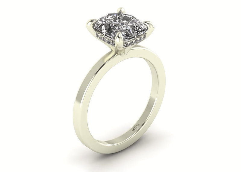 Classic Cushion Gallery Engagement Ring