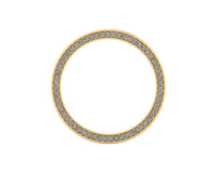 Concave 7mm Pave Band
