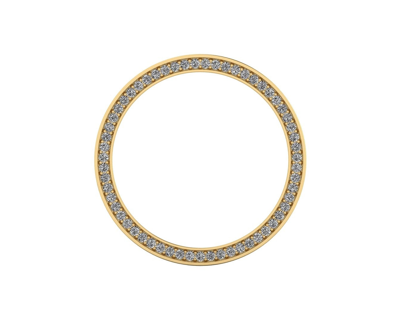 Concave 7mm Pave Band