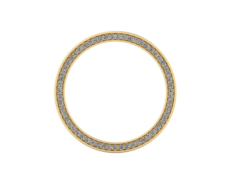 Concave 7mm Pave Band