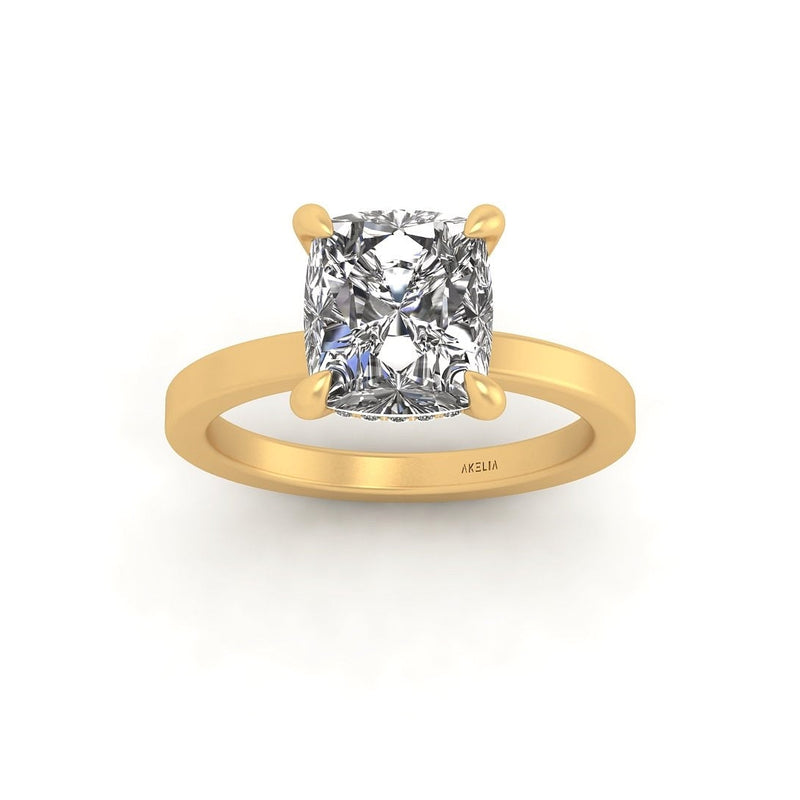 Classic Cushion Gallery Engagement Ring