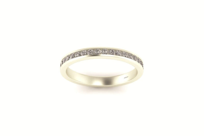Classic 1.5mm Round Diamond Channel Set Band