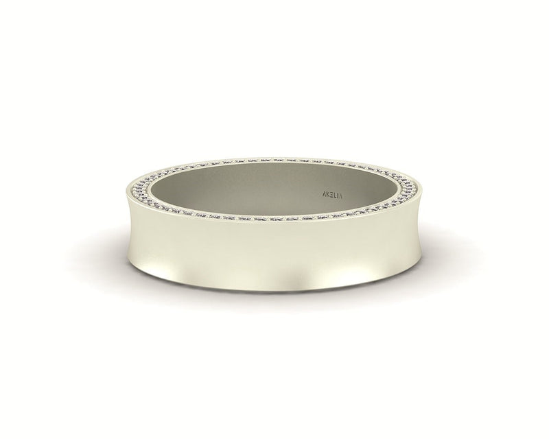 Concave Pavé Band