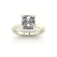 Classic Cushion Solitaire Engagement Ring