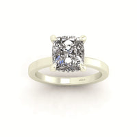 Classic Cushion Gallery Engagement Ring