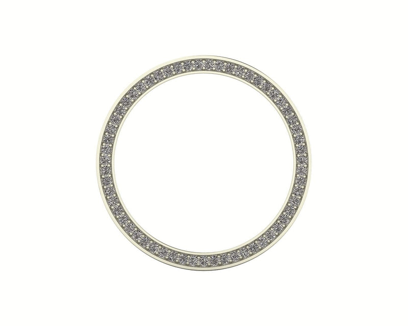Concave 7mm Pave Band