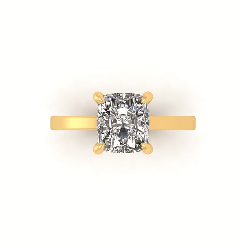 Classic Cushion Gallery Engagement Ring