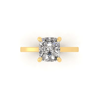 Classic Cushion Solitaire Engagement Ring