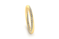 Twist Pavé Diamond Band
