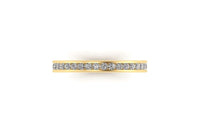 Classic 1.5mm Round Diamond Channel Set Band