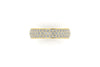 3 Row Pave Wedding Band 1.5 mm