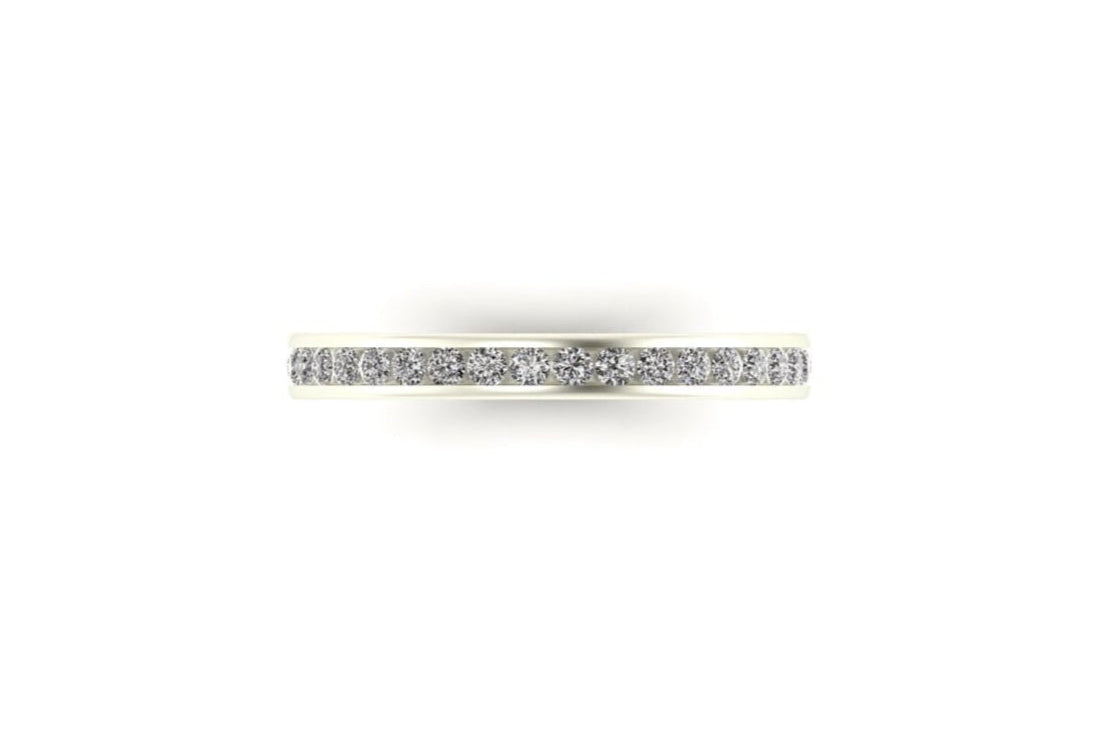Classic 1.5mm Round Diamond Channel Set Band