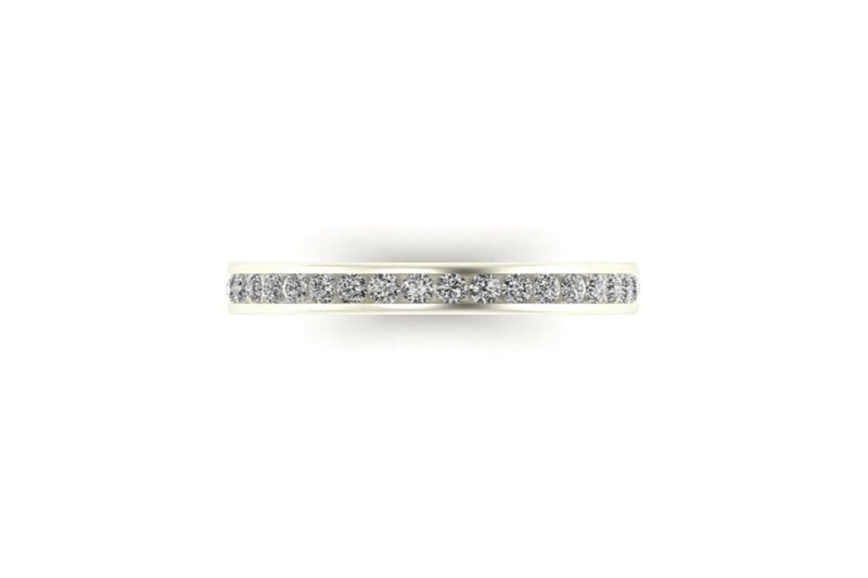 Classic 1.5mm Round Diamond Channel Set Band