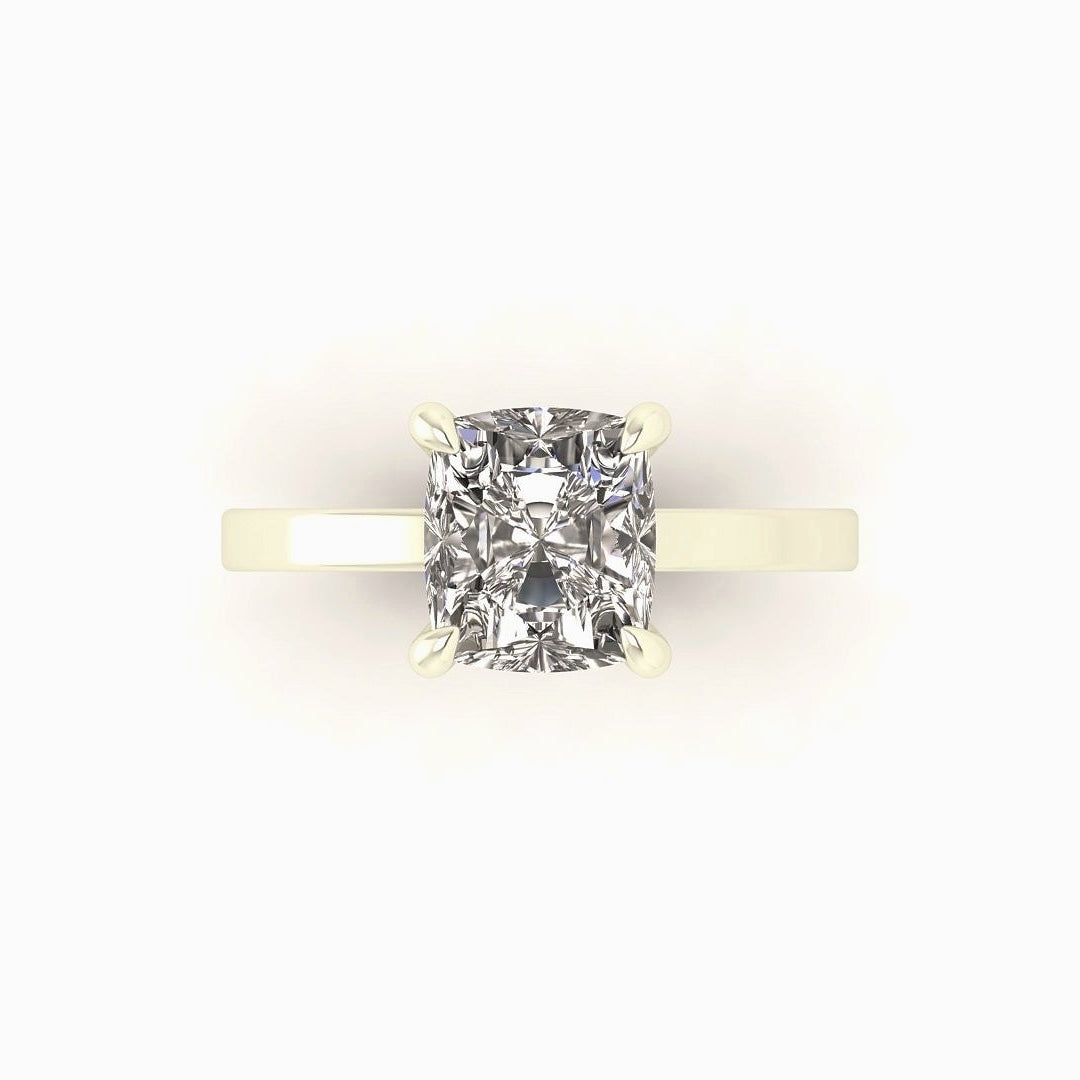 Classic Cushion Gallery Engagement Ring