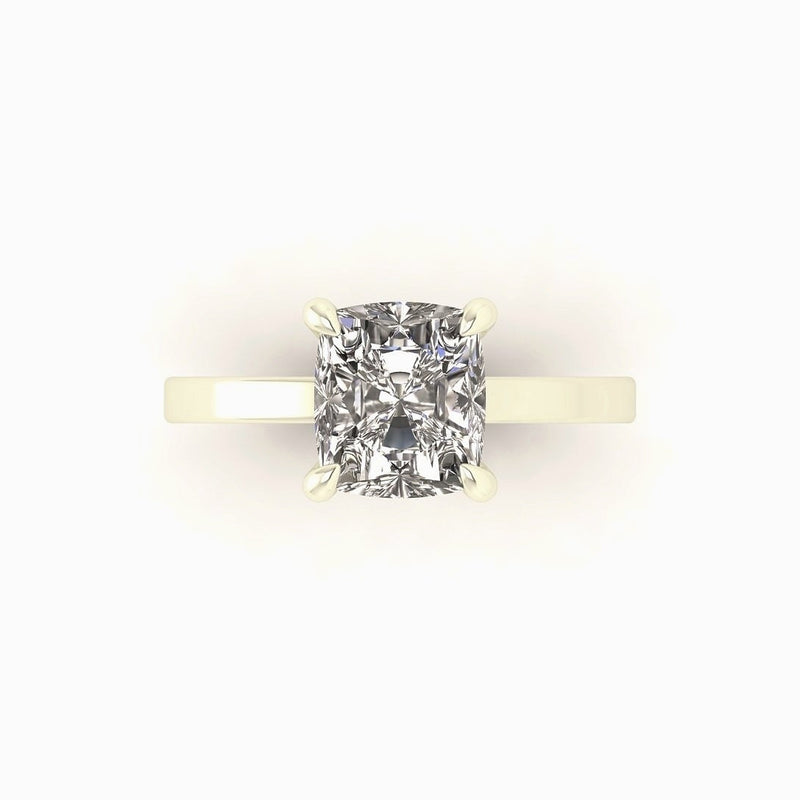 Classic Cushion Gallery Engagement Ring