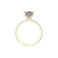 Classic Cushion Gallery With Diamond shank