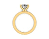 Classic Cushion Solitaire Engagement Ring