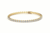5 Ct 3.1 mm 3 prong tennis bracelet