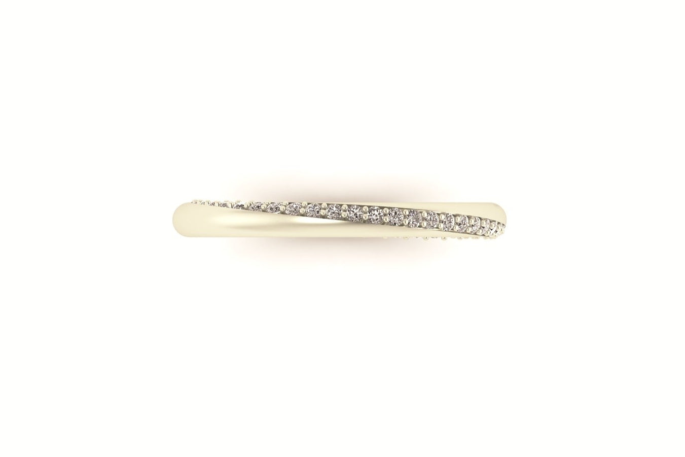 Twist Pavé Diamond Band