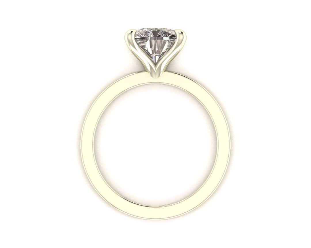 Classic Cushion Solitaire Engagement Ring