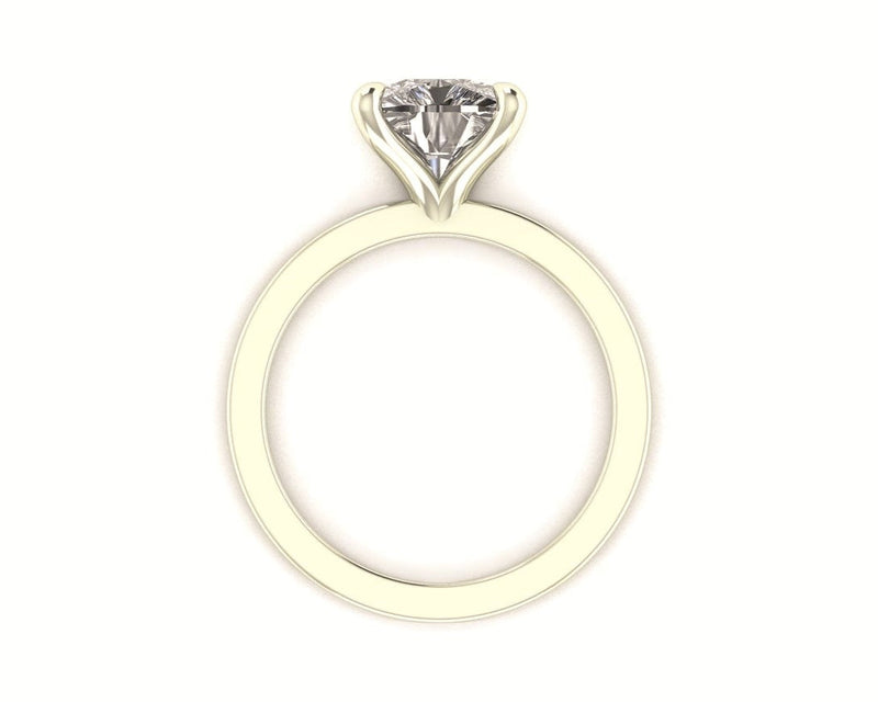 Classic Cushion Solitaire Engagement Ring