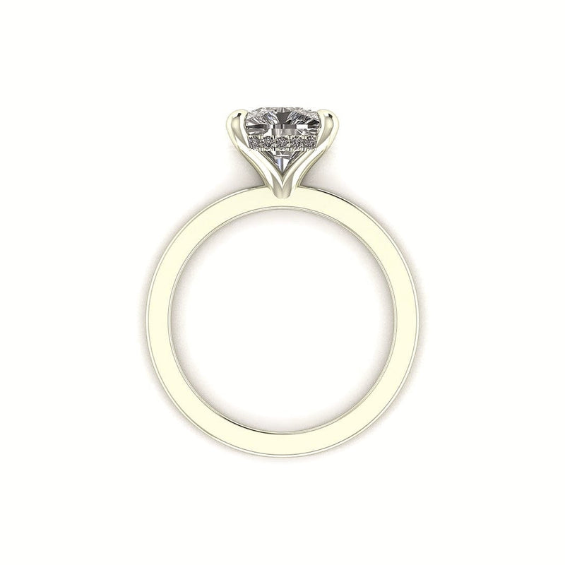Classic Cushion Gallery Engagement Ring