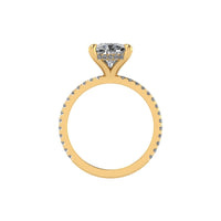 Classic Cushion Gallery With Diamond shank