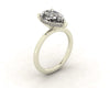 Classic Pear Gallery Engagement Ring