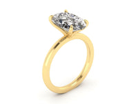 Classic Oval Solitaire Engagement Ring