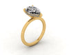 Classic Pear Gallery Engagement Ring