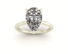 Classic Pear Solitaire Engagement Ring