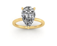 Classic Pear Solitaire Engagement Ring