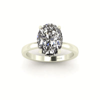 Classic Oval Gallery Engagement Ring