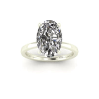 Classic Oval Solitaire Engagement Ring
