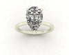 Classic Pear Gallery Engagement Ring
