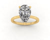 Classic Pear Gallery Engagement Ring