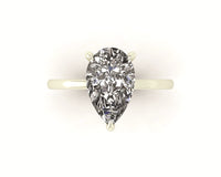 Classic Pear Solitaire Engagement Ring