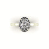 Classic Oval Gallery Engagement Ring