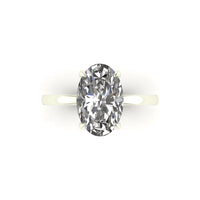 Classic Oval Solitaire Engagement Ring