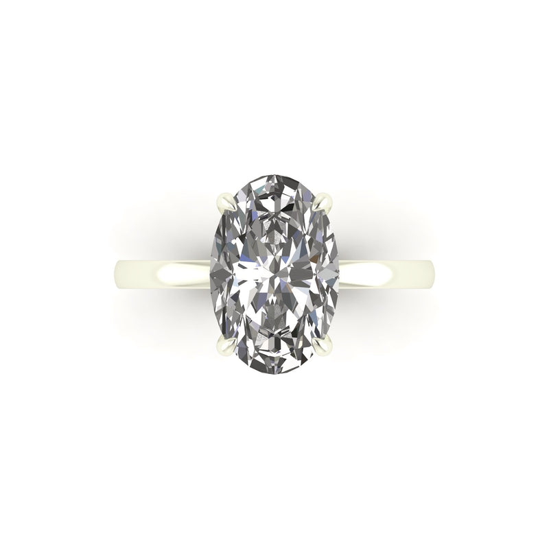 Classic Oval Solitaire Engagement Ring