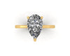 Classic Pear Gallery Engagement Ring