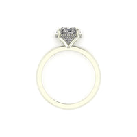 Classic Oval Gallery Engagement Ring