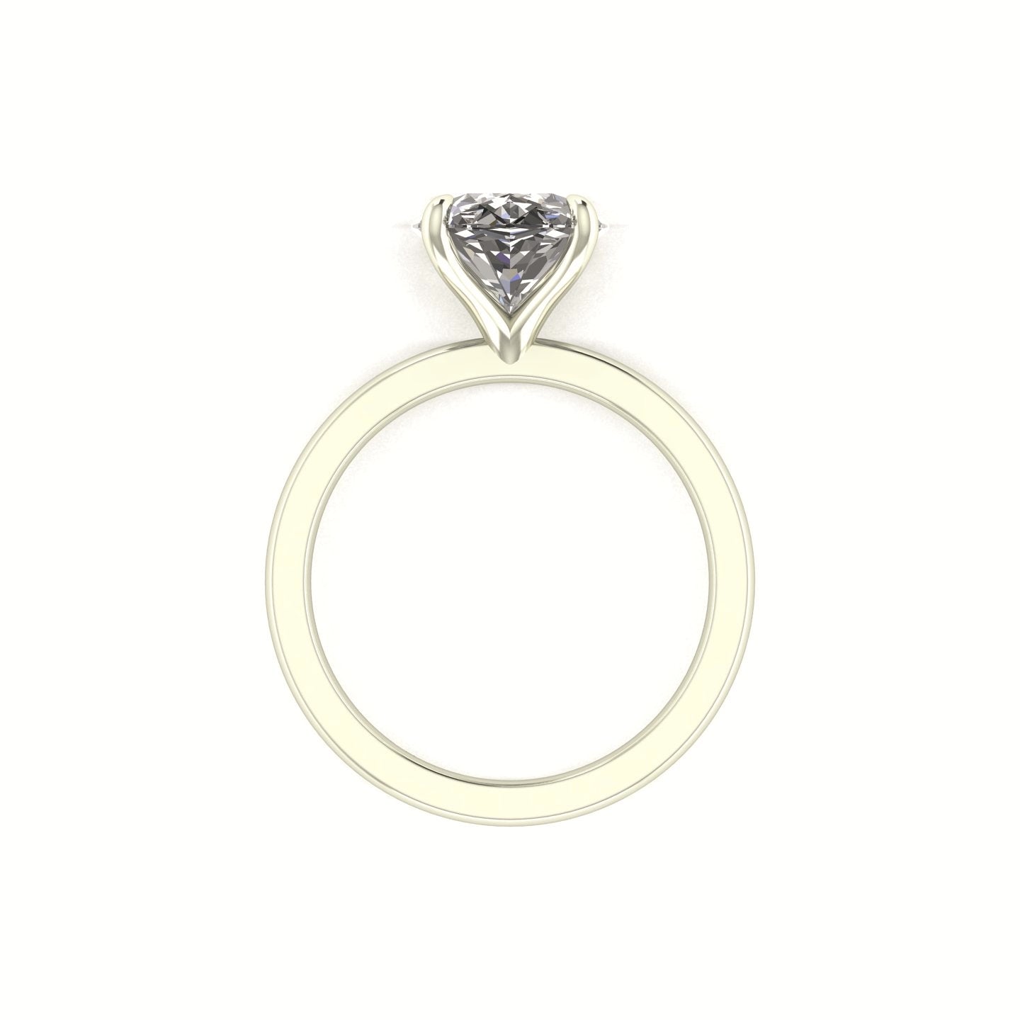 Classic Oval Solitaire Engagement Ring