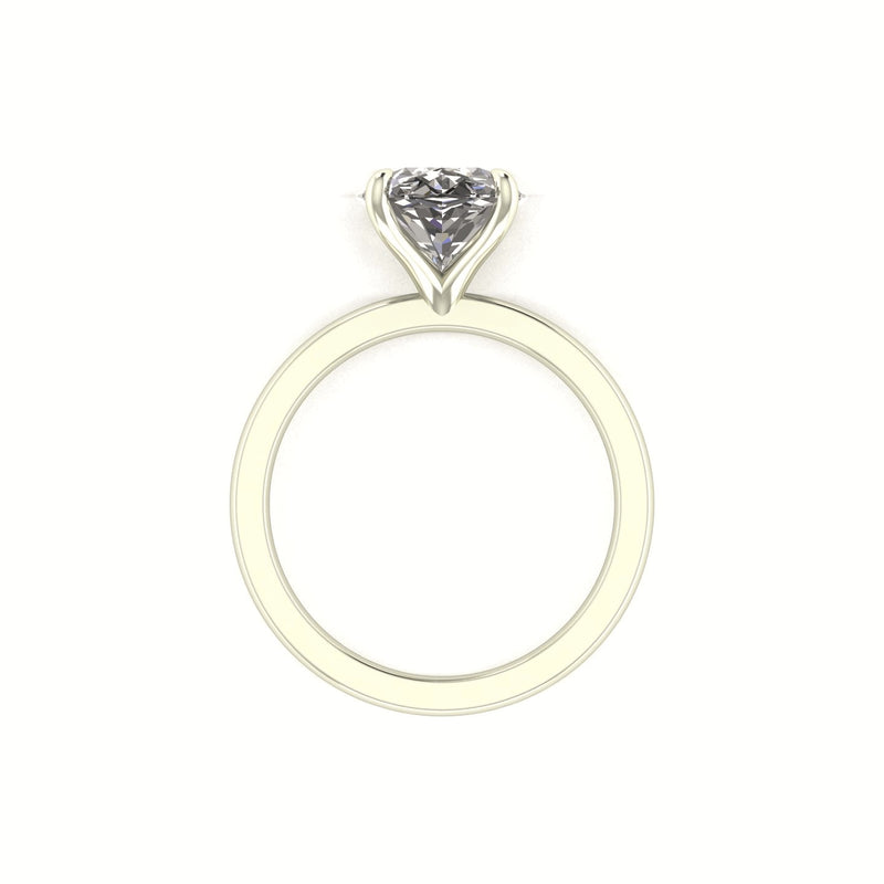 Classic Oval Solitaire Engagement Ring
