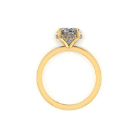 Classic Oval Gallery Engagement Ring